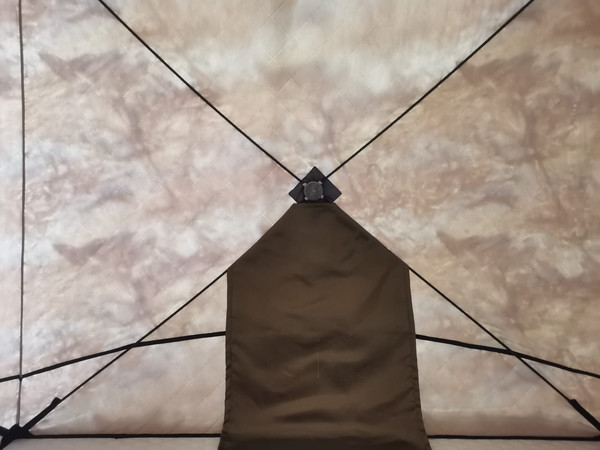 Палатка-баня Пингвин Shelters Призма Премиум 3-слойная Композит (камуфляж)- фото7