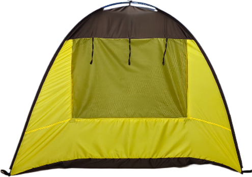 Палатка Пингвин Shelters Пляжная 200x190 (коричневый/желтый)- фото