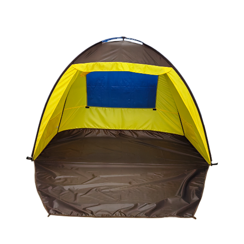 Палатка Пингвин Shelters Пляжная 200x190 (коричневый/желтый)- фото5