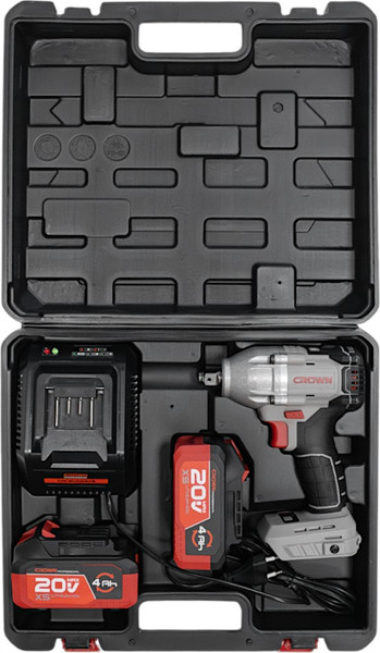 Аккумуляторный гайковерт CROWN CT22043XS-4 BMC- фото2