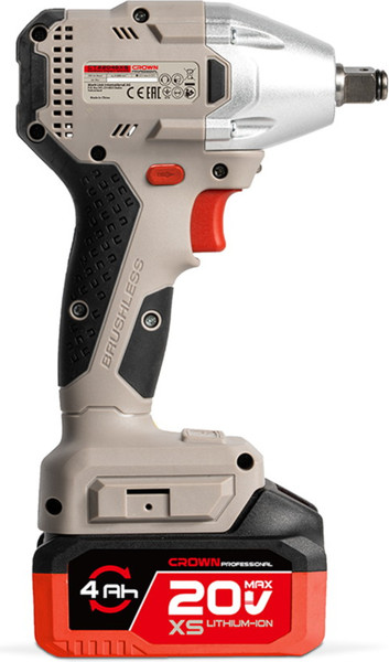 Аккумуляторный гайковерт CROWN CT22046XS-4 BMC- фото2
