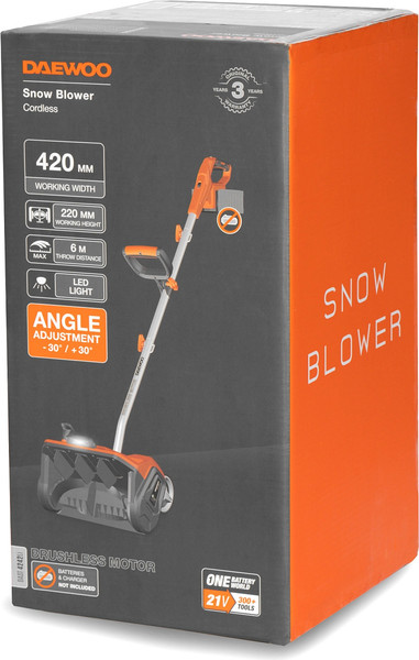 Снегоуборщик аккумуляторный Daewoo Power DAST 4242Li- фото9