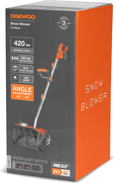 Снегоуборщик аккумуляторный Daewoo Power DAST 4242Li SET- фото10