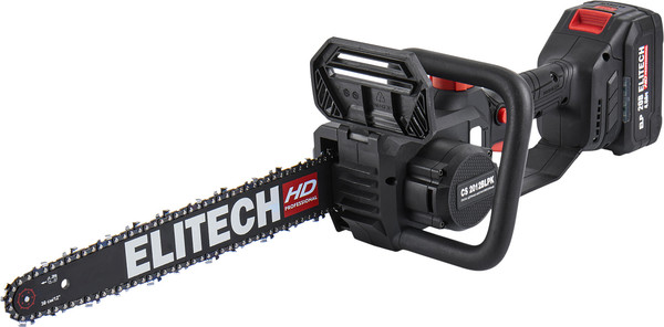 Пила цепная аккумуляторная Elitech CS 2012BLPK / 211701- фото3