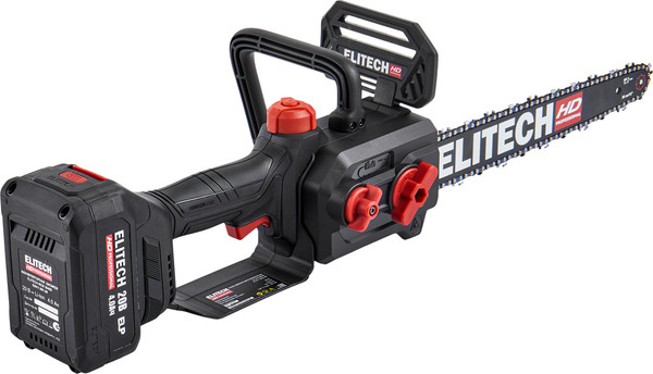 Пила цепная аккумуляторная Elitech CS 2012BLPK / 211701- фото4