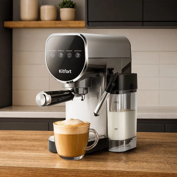 Кофеварка эспрессо Kitfort КТ-7692- фото5