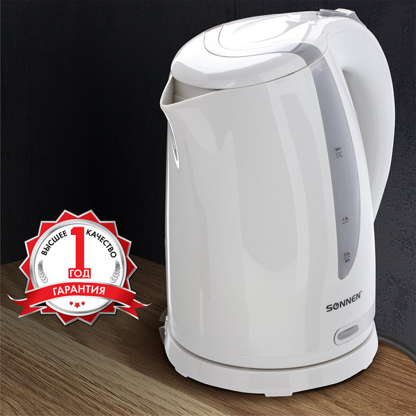 Электрочайник Sonnen KT-1743 / 453414- фото6, картинка6 Электрочайник Sonnen KT-1743 / 453414- фото6