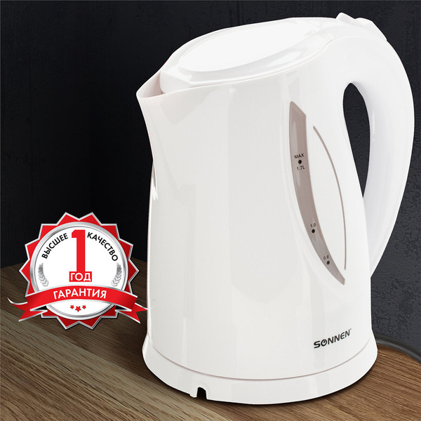 Электрочайник Sonnen KT-1758 / 453415- фото7, картинка7 Электрочайник Sonnen KT-1758 / 453415- фото7