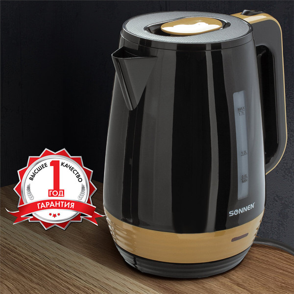 Электрочайник Sonnen KT-1776 / 453418- фото7, картинка7 Электрочайник Sonnen KT-1776 / 453418- фото7