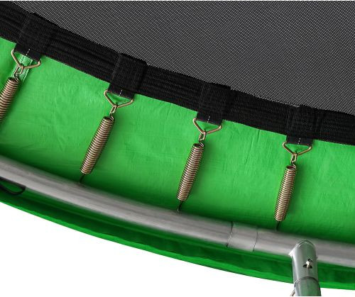 Батут Happy Jump 12ft-i Pro с внутренней сеткой и лестницей (374см)- фото5