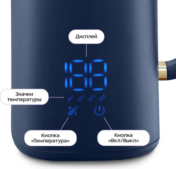 Электрочайник Kitfort КТ-6749- фото3