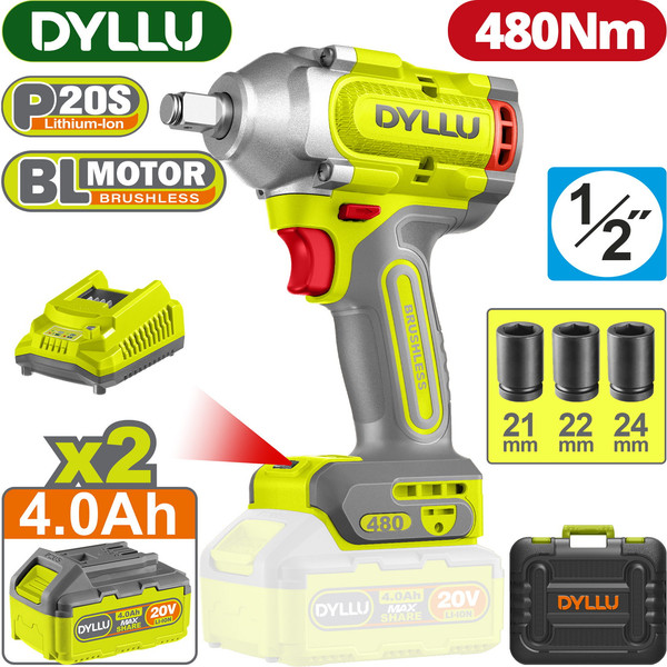 Аккумуляторный гайковерт DYLLU DTCD1B483- фото2