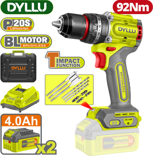 Аккумуляторная дрель-шуруповерт DYLLU DTCDP9281- фото2