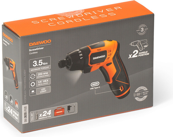 Электроотвертка Daewoo Power DAA 3620Li Plus- фото9