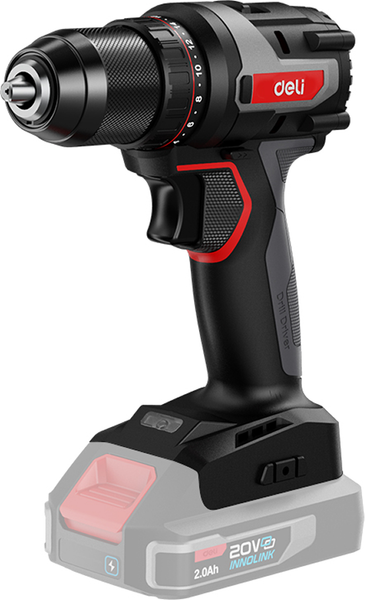 Аккумуляторная дрель-шуруповерт Deli EDE-DZ20-1- фото