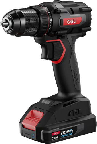 Аккумуляторная дрель-шуруповерт Deli EDE-DZ20-2- фото