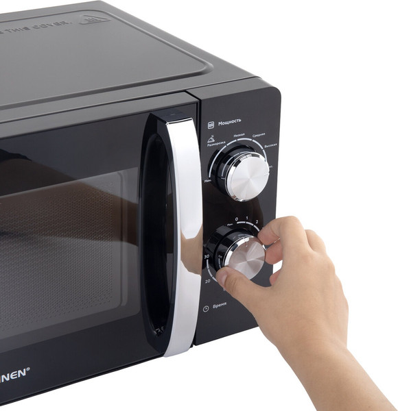 Микроволновая печь Sonnen MW2070BLCR-6MB / 454982 (черный/хром)- фото7