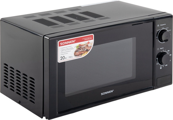 Микроволновая печь Sonnen MW2070BL-6M / 454984 (черный)- фото2