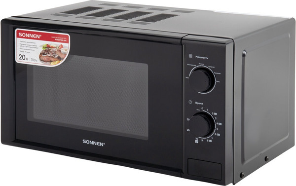 Микроволновая печь Sonnen MW2070BL-6M / 454984 (черный)- фото3