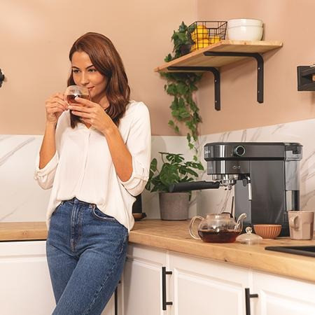 Кофеварка эспрессо Cecotec Cafelizzia 890 Gray / 1624- фото6