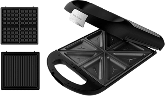 Мультипекарь Cecotec Rock'nToast Family 3 в 1 / 3112- фото