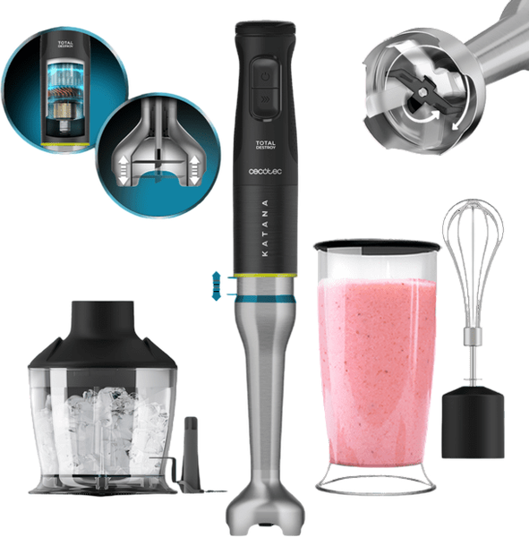 Блендер погружной Cecotec Katana 15 TotalDestroy Chop B / 3977- фото2