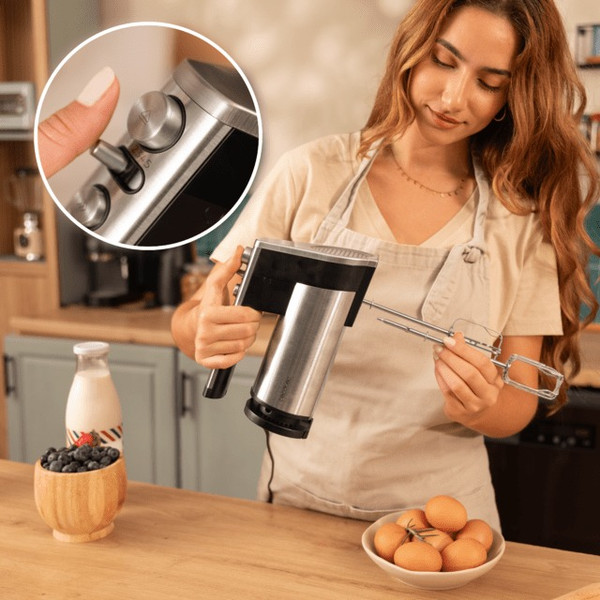 Миксер ручной Cecotec PowerTwist 500 Full Steel / 4385- фото7