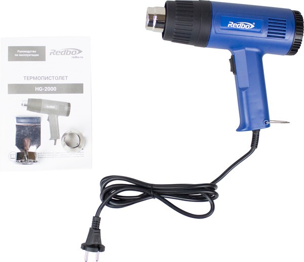 Строительный фен Redbo HG-2000 / 40015- фото6
