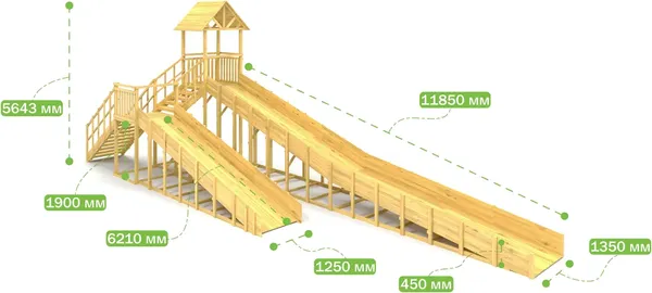 Горка Савушка Савушка Зима Wood-9/2 / СЗВ-09/2- фото6