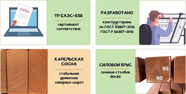 Горка Савушка Савушка Зима Wood-9/2 / СЗВ-09/2- фото9