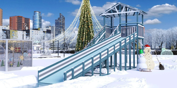 Горка Савушка Савушка Зима-8/1 / СЗ-08/1-ИНД- фото4