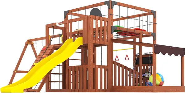 Игровой комплекс Савушка Куб–5 с подушками / С-КУБ-05-МХГ-ПДШ- фото3