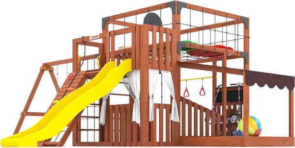 Игровой комплекс Савушка Куб–5 с подушками / С-КУБ-05-МХГ-ПДШ- фото5