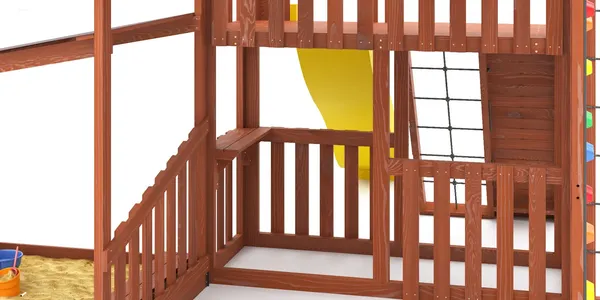 Игровой комплекс Савушка Куб–5 с подушками / С-КУБ-05-МХГ-ПДШ- фото9