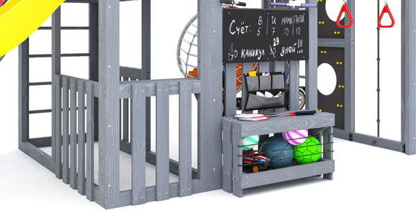 Игровой комплекс Савушка КУб–3 с подушками и качелями Кокон / С-КУБ-03-С-ПДШ-ККН- фото8