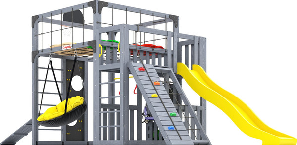 Игровой комплекс Савушка Куб–3 с подушками / С-КУБ-03-С-ПДШ- фото3