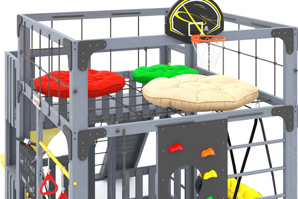 Игровой комплекс Савушка Куб–3 с подушками / С-КУБ-03-С-ПДШ- фото6