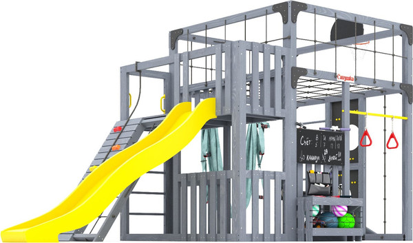 Игровой комплекс Савушка Куб–3 с гамаком для йоги / С-КУБ-03-С-ГМК- фото4