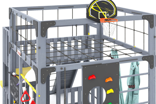 Игровой комплекс Савушка Куб–3 с гамаком для йоги / С-КУБ-03-С-ГМК- фото5