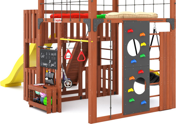 Игровой комплекс Савушка Куб–3 с подушками / С-КУБ-03-МХГ-ПДШ- фото6