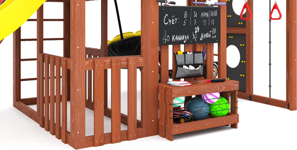 Игровой комплекс Савушка Куб–3 с подушками / С-КУБ-03-МХГ-ПДШ- фото8