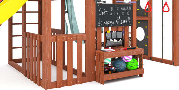 Игровой комплекс Савушка Куб–3 с гамаком для йоги / С-КУБ-03-МХГ-ГМК- фото7