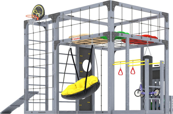 Игровой комплекс Савушка Куб–2 с подушками / С-КУБ-02-С-ПДШ- фото2