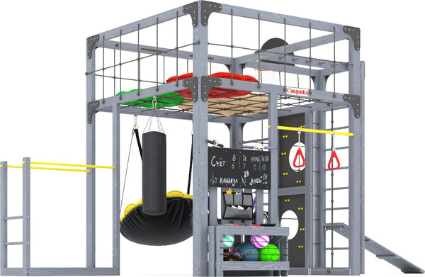 Игровой комплекс Савушка Куб–2 с подушками / С-КУБ-02-С-ПДШ- фото5