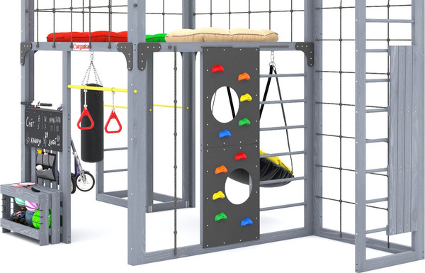 Игровой комплекс Савушка Куб–2 с подушками / С-КУБ-02-С-ПДШ- фото6