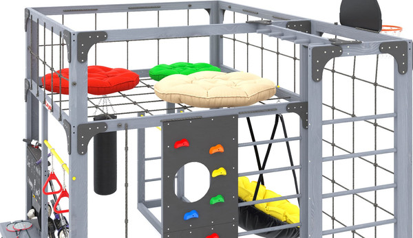 Игровой комплекс Савушка Куб–2 с подушками / С-КУБ-02-С-ПДШ- фото7