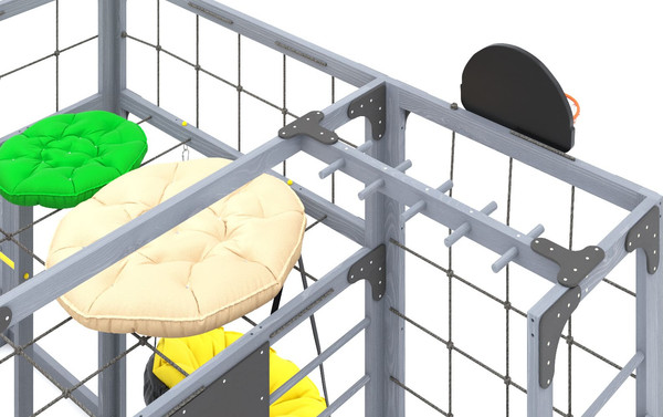 Игровой комплекс Савушка Куб–2 с подушками / С-КУБ-02-С-ПДШ- фото8