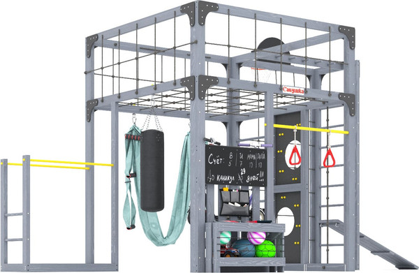 Игровой комплекс Савушка Куб–2 с гамаком для йоги / С-КУБ-02-С-ГМК- фото4