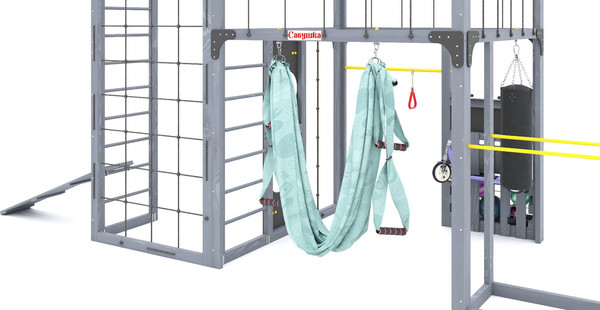 Игровой комплекс Савушка Куб–2 с гамаком для йоги / С-КУБ-02-С-ГМК- фото5