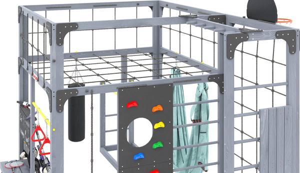Игровой комплекс Савушка Куб–2 с гамаком для йоги / С-КУБ-02-С-ГМК- фото7